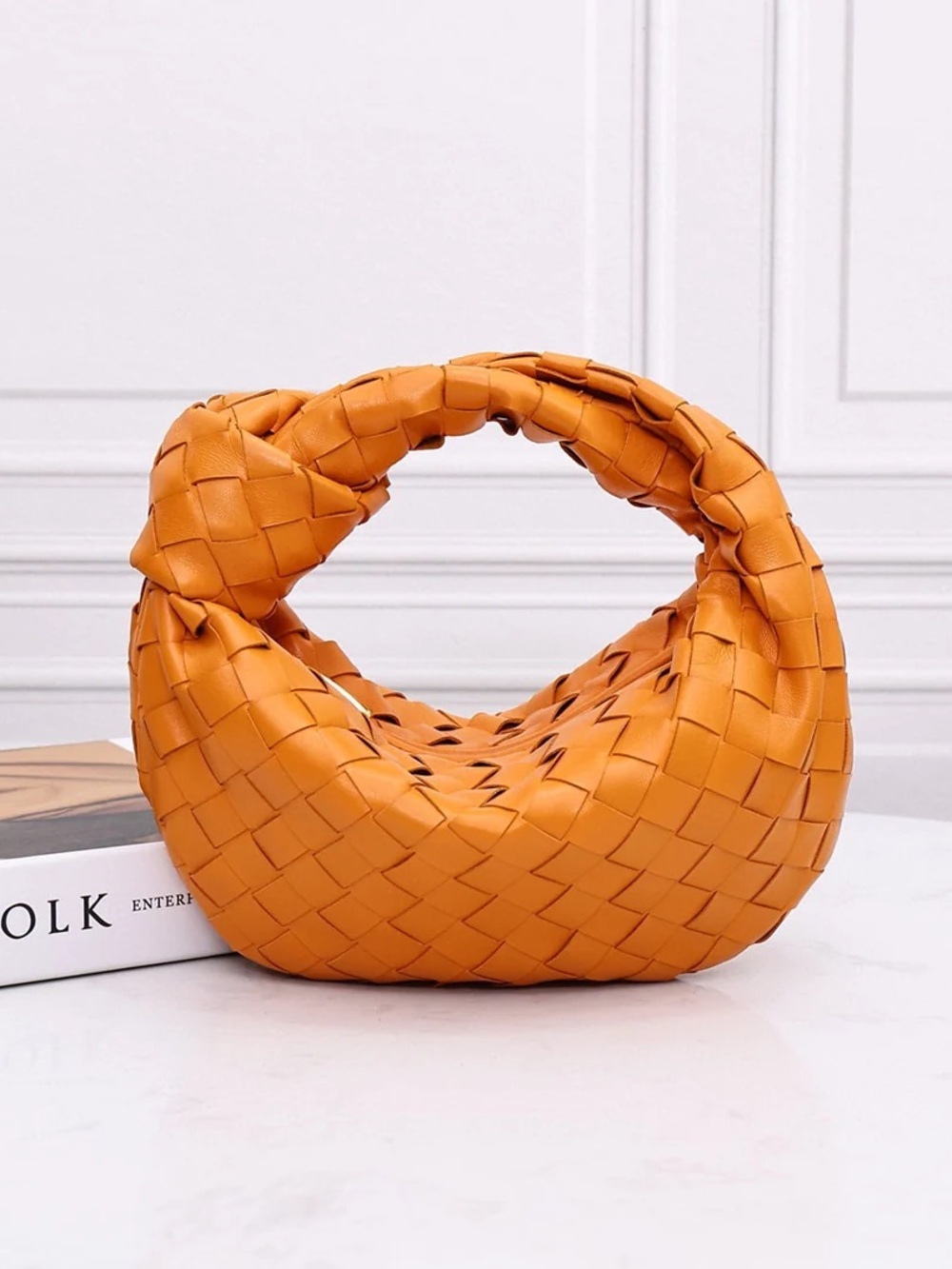 Diamond & Rust Mini Jodie Bag in Orange